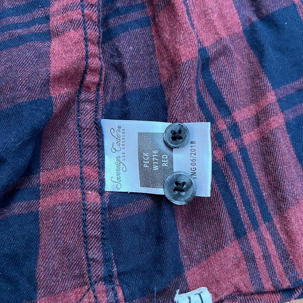 Sovereign Code flannel button down - Picture 3 of 6